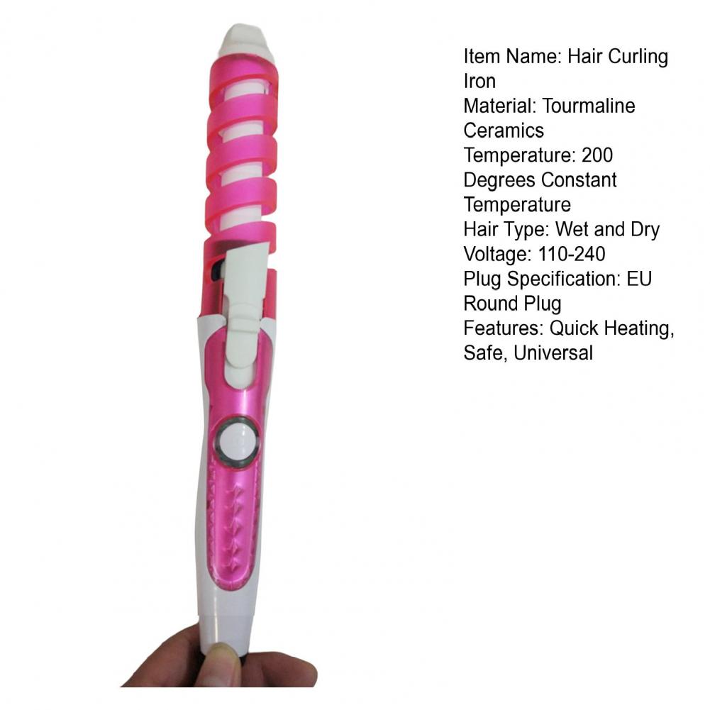 Title 6, Stylish Hair Curler Compact Hair Iron Curler Po...