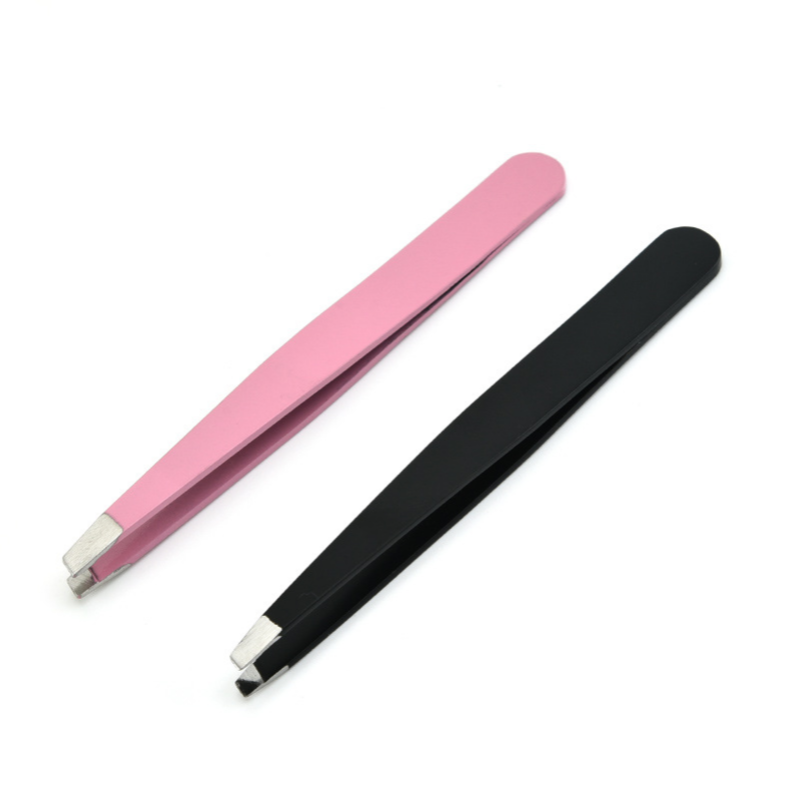 Best of Stainless Steel Eyebrow Tweezers Face Hair Removal Eye Brow Trimmer Eyelash Clip Makeup Beauty Cosmetic Accessories Pink Black Reviews & Tips