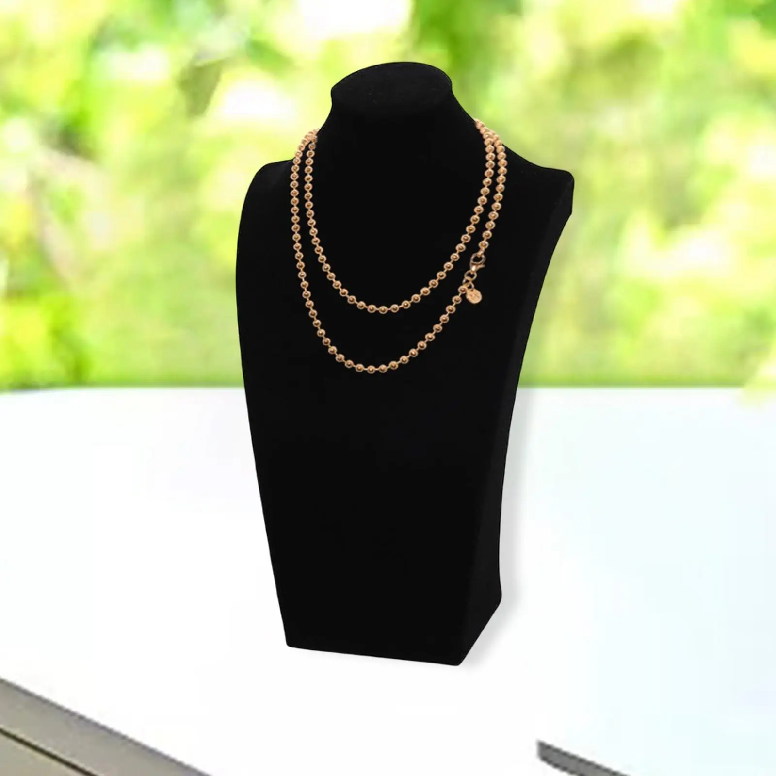 Necklace Display Mannequin Chain Beads Showing for Fair Decoration Storage