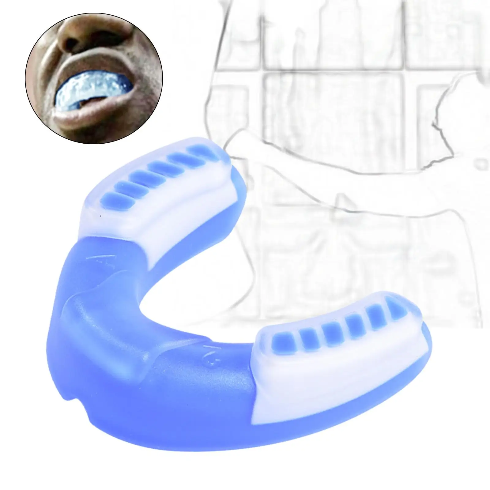 Mouth Guard Sparring Professional Mouthguard Men Women Soft Mouth Protector for Softball Kickboxing Boxing Football Taekwondo