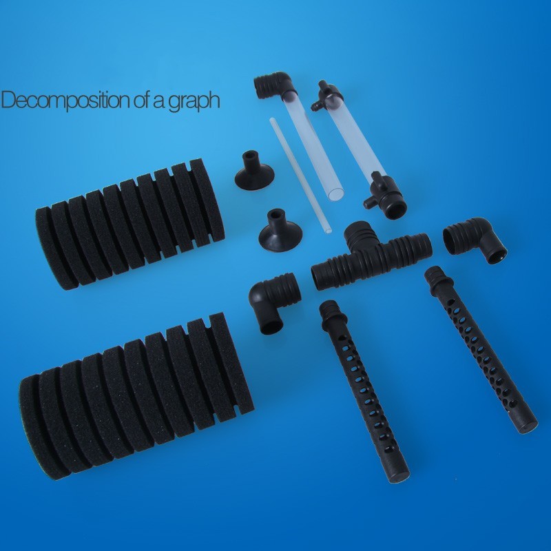 6Pcs Bio Schwamm Filter Aquarium Filter Schwamm Filter Aquarium Biochemischen Schwamm Filter Aquarium Luftpumpe XY-2822 – Detail 7