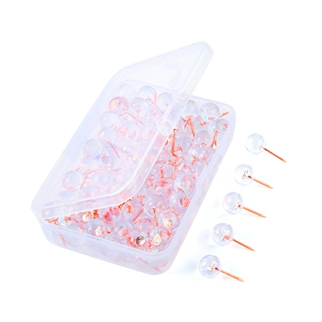 Clear Pushpins for Cork Board, Clear Sewing Pins for Fabric Sewing N0HC -  AliExpress