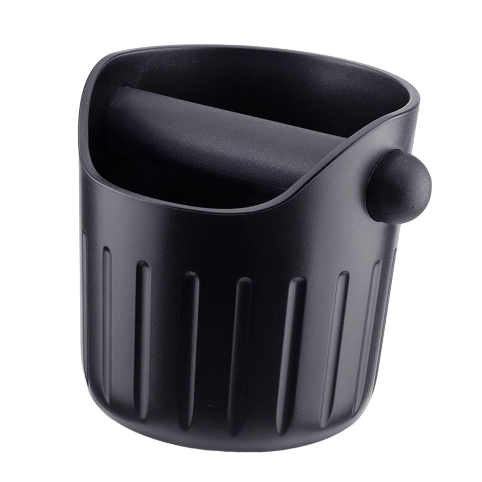 Coffee Knock Box Rubber Knock Rod Anti Slip Base Dump Bin for Cafe Kitchen