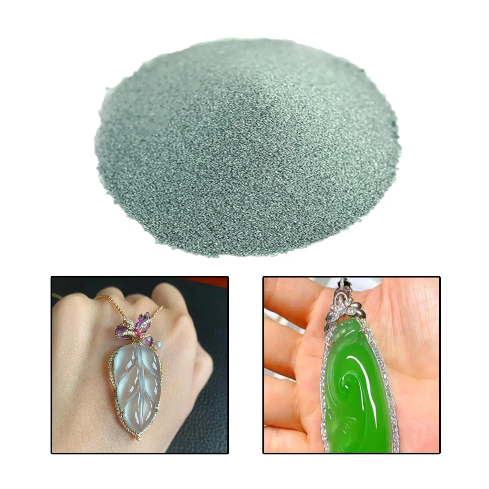 Green Silicon Carbide Powder Tumbling Sic Abrasive Powder Polishing Powder for Vibrating Tumbler Agate Glass Jade Polishing
