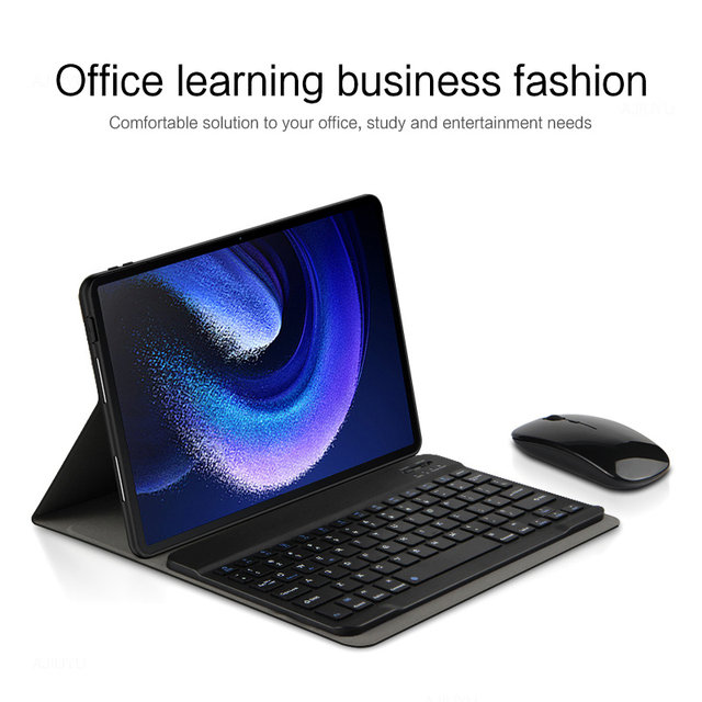 Funda Con Teclado extraíble para XiaoMi Pad 6, 11 pulgadas, 2023, Mi Pad 6, mipad  6 Pro, tableta, portugués, ruso, árabe, español, alemán, AZERT - AliExpress