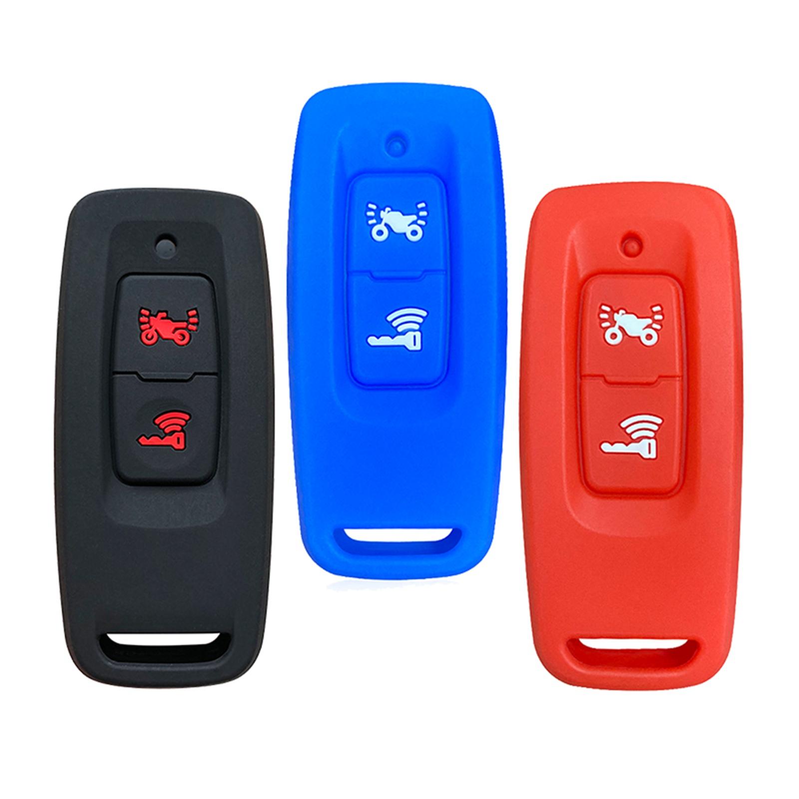 Silicone Key Cover Protective Key Chains 2 Button Key Ring Durable Key Case for Honda Pcx150 Xadv750 SH300 Motorcycle Gift