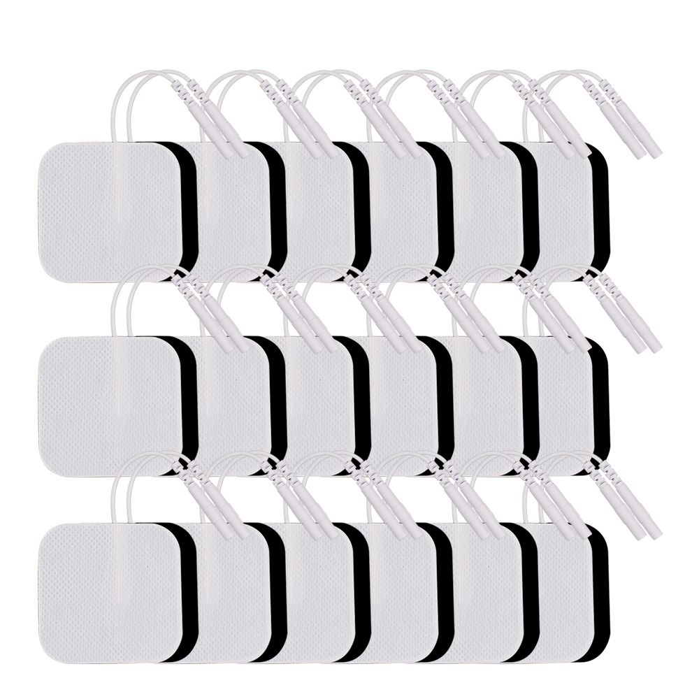 50/100Pcs TENS Pads EMS Electrode Patch Nerve Muscle Stimulator Silicone Gel Tens Electrodes Digital Acupuncture Pad Accessories
