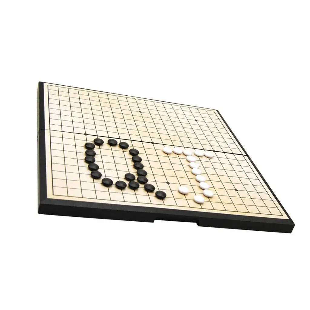*Chinese Set Chess Board Game Foldable 301 Stones WeiQi Set Puzzle Brain Teasers Children Toys