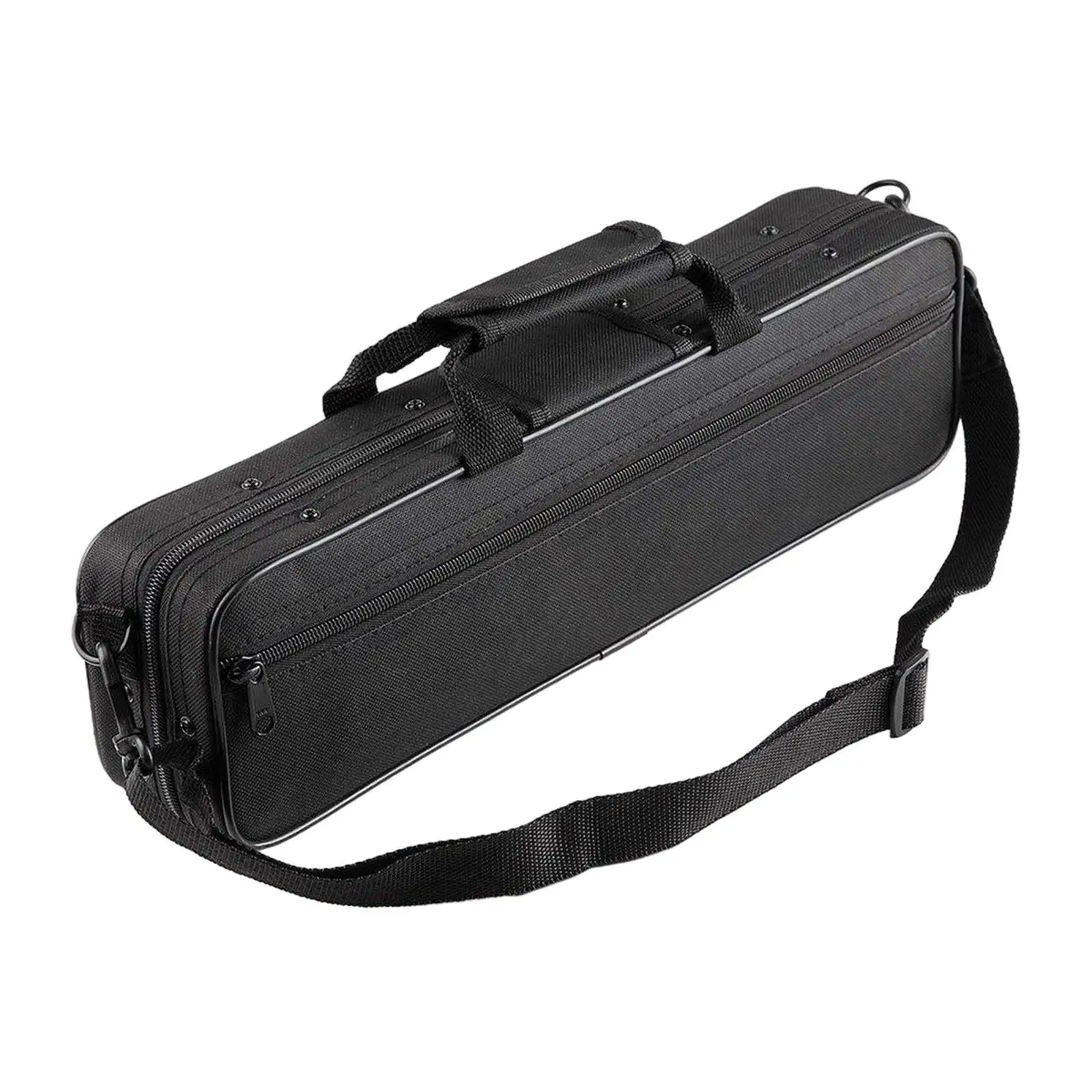 Flute Carry Case Wear Resistant Canvas Shoulder Strap Adjustable Strap Orchestra Instrument Waterproof Gig Bag Flute Protect Bag