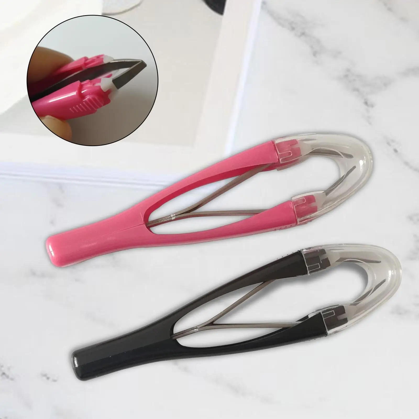 Eyebrow Tweezers Grooming Multifunctional Retractable Precision Eyebrow Pluck Portable Durable Eyebrow Plucker for Salon Home