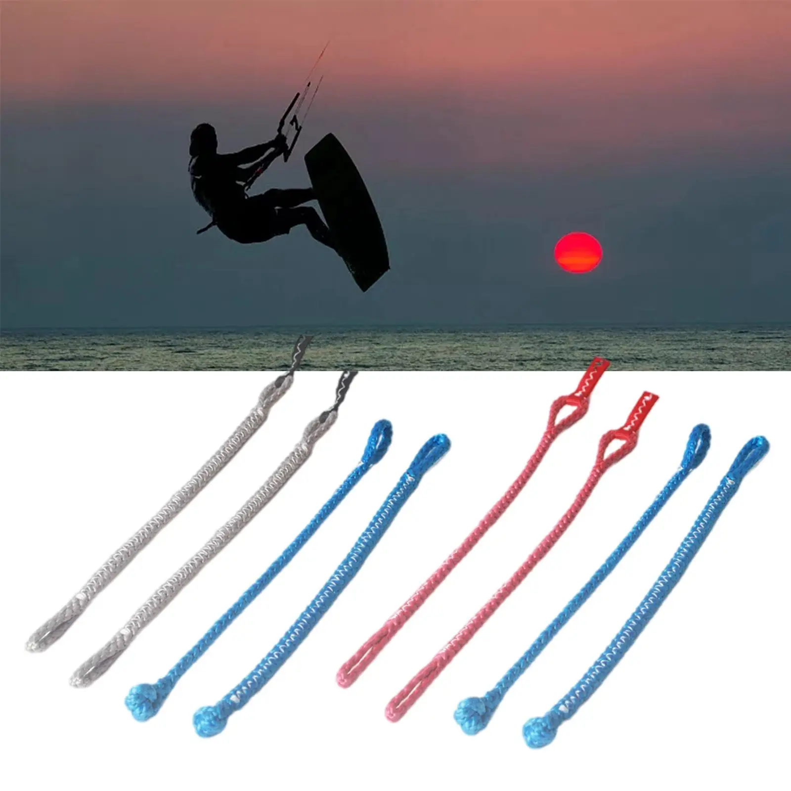 4PCS Kitesurfing Kite Pigtails 1000KG for Bar Repair Replacement