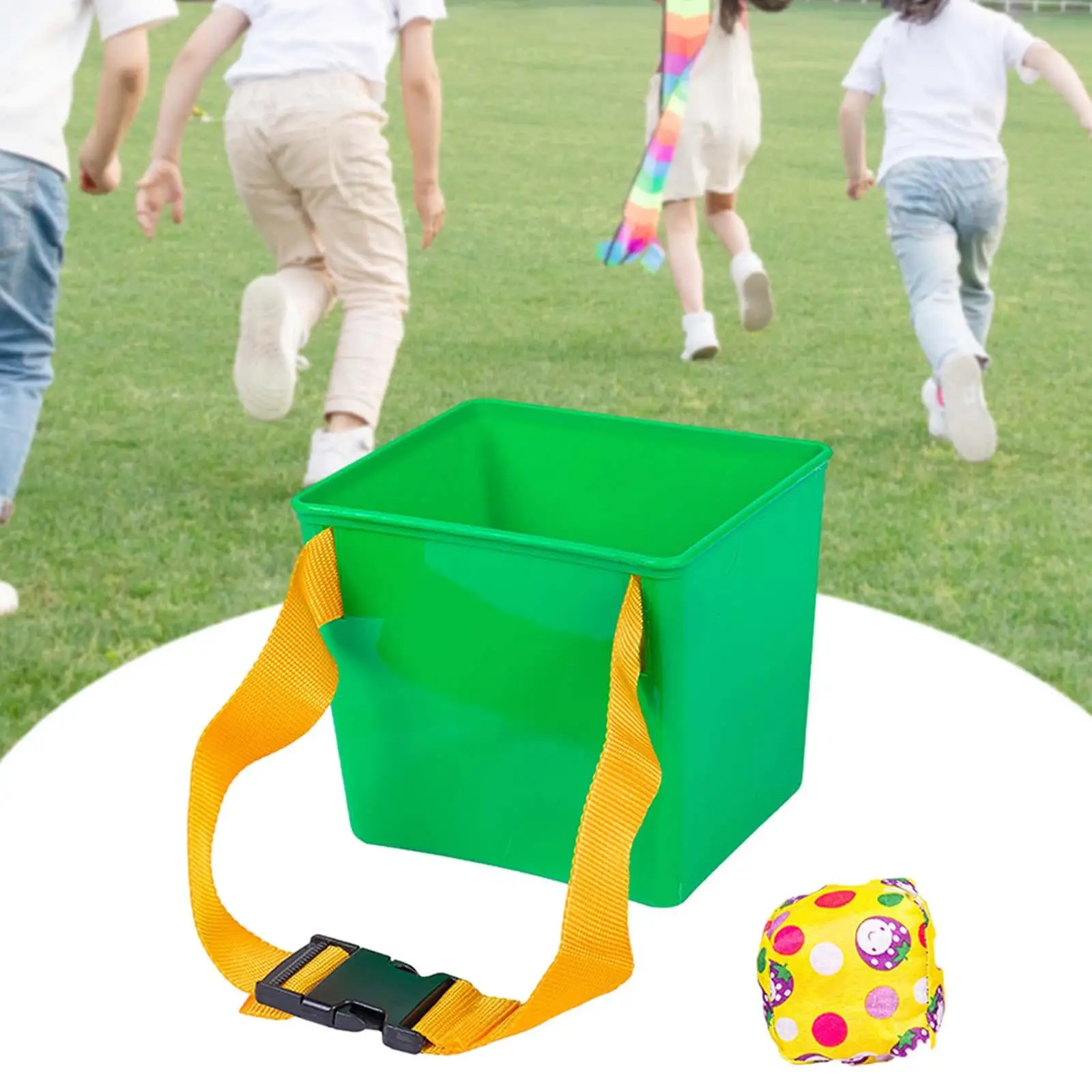 Sandbag Buckets Toss Game for Kids Indoor Outdoor Toys Throw Sand Bags into Bucket for Games Kindergarten Party