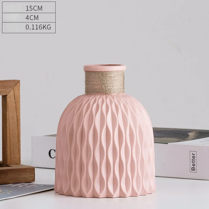 Modern Nordic Plastic Flower Vase