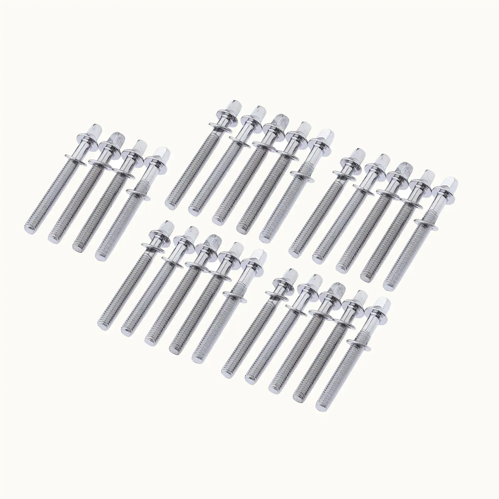 24 Pieces Drum Screws Screw Rod Replacement Accessory Tension Rods Drum Hardware Parts Accessory Drum Tension Rods Percussion