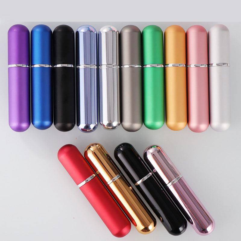 Best of 1PC 5ml Portable Mini Perfume Glass Bottle Travel Aluminum Spray Atomizer Empty Metal Parfume Atomiser Sprayer Reviews & Tips