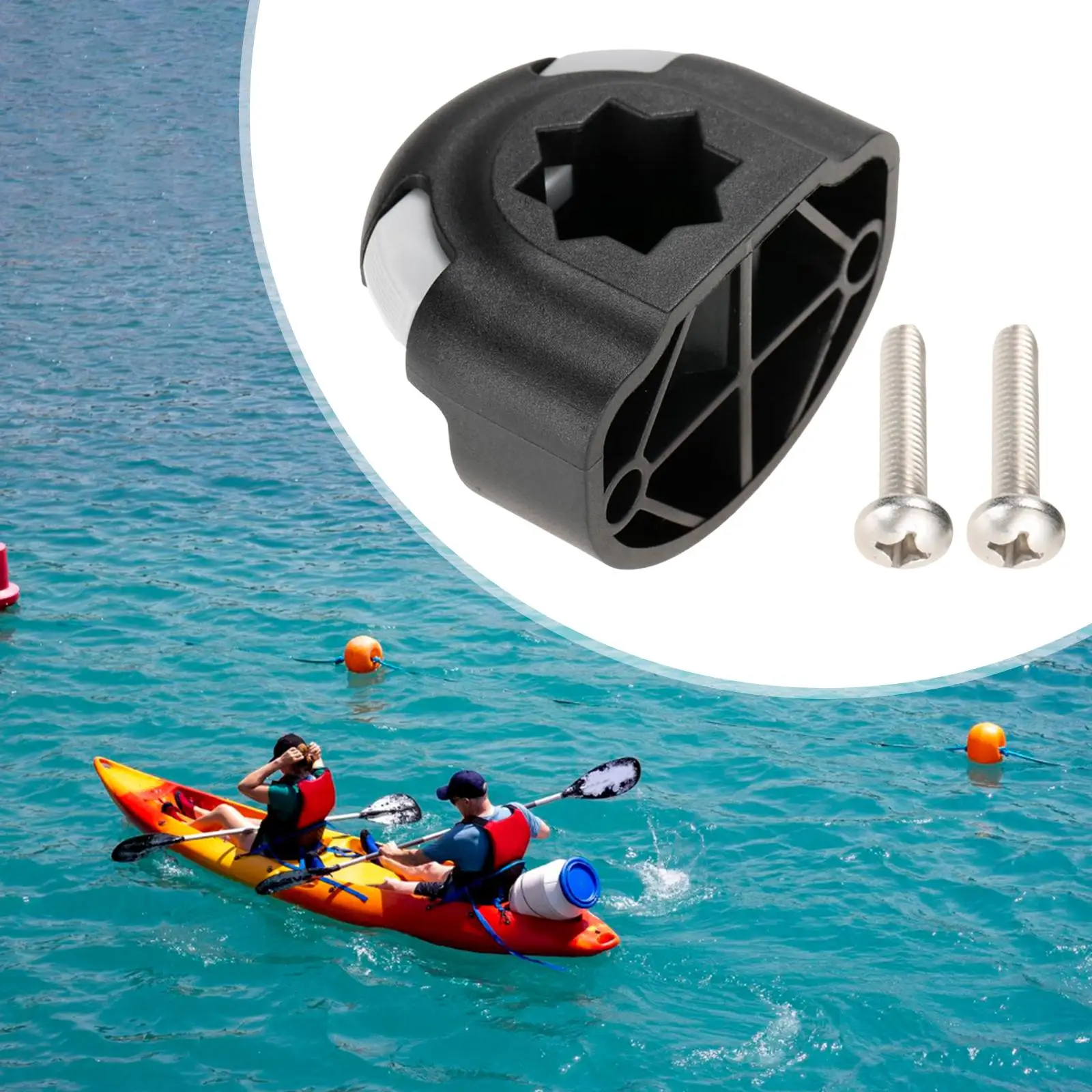 Kayak Base Accessories Universal Rotation Lock Swivel Sockets Kayak Lifting Hook