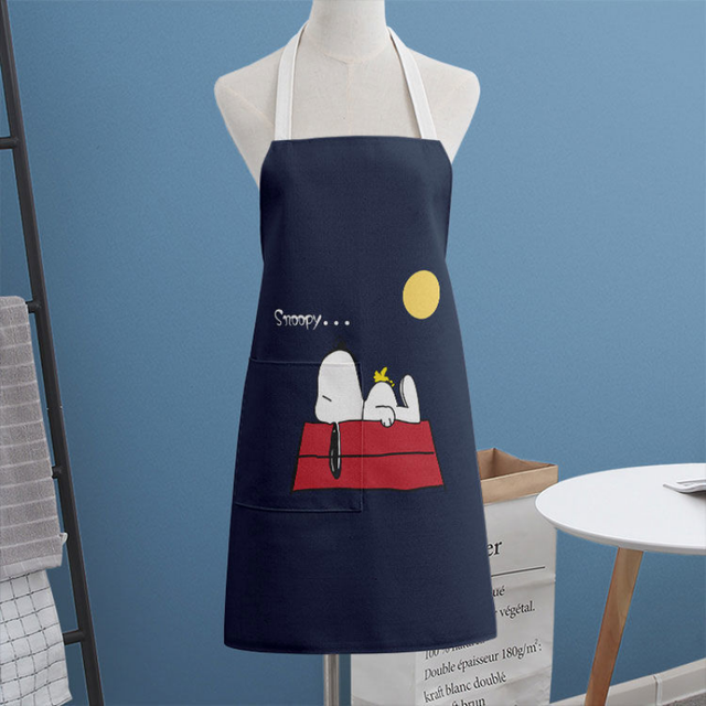 Snoopy Apron Cartoon Children's Adult Kitchen Apron Cute Chef Cooking  Accessories Antifouling Sleeveless Kitchen Supplies Gift