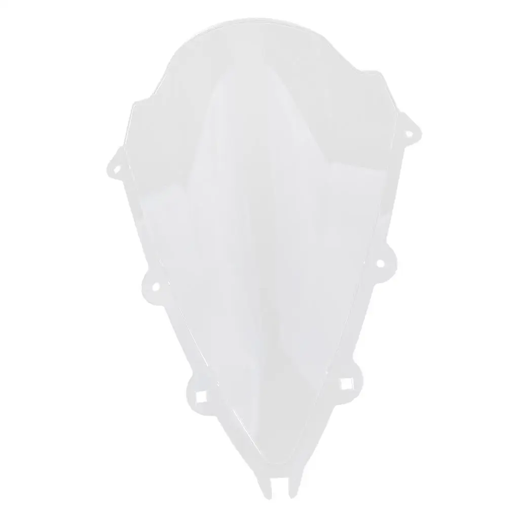 Clear/Black Motorcycle Large 41 x 31cm Windshield for 2009-2014