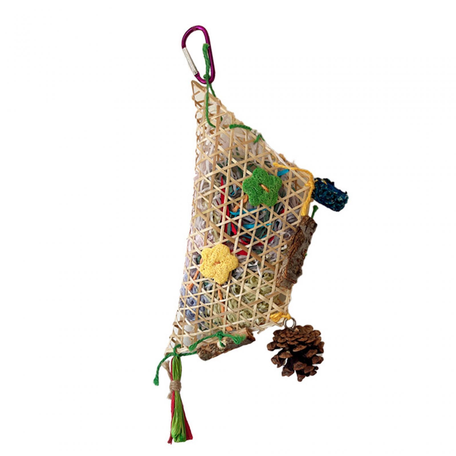 Parrot Chew Toy Bird Chewing Toy Parrot Cage Shredder Toy Bird Chew Toy for Finches Small Medium Birds Lovebirds Parrot Macaws