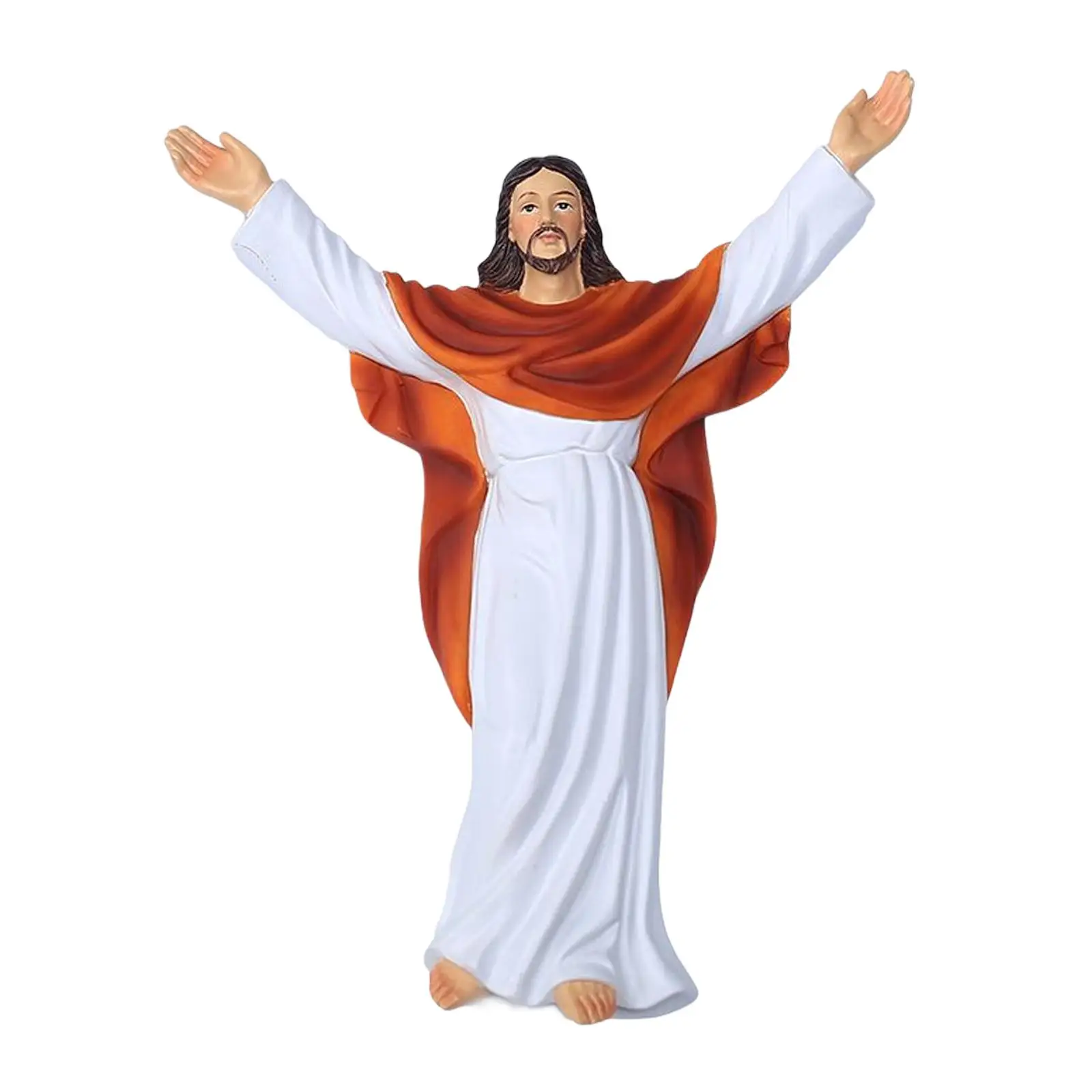 Religious Holy Jesus Figurine Statue Collection Craft Art Figure Sculpture for Christmas Home Tabletop Ornament Birthday Gift