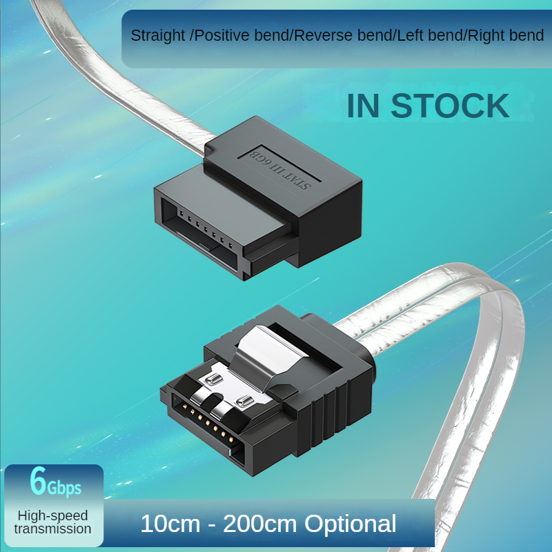 iii sata 3 cabo 10cm-2m com trava