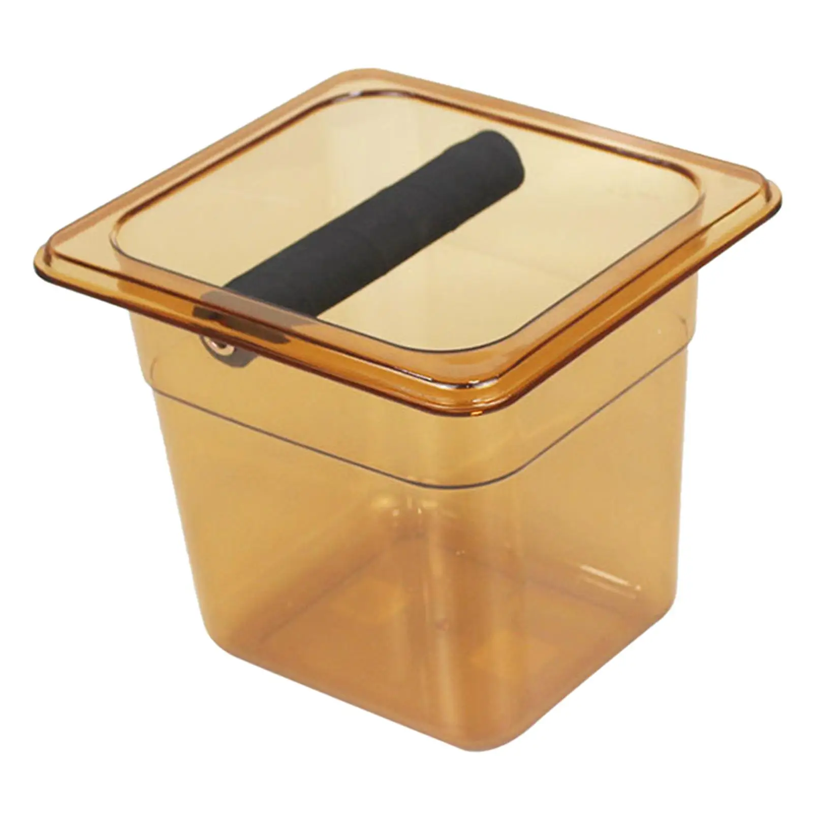 Acrylic Coffee Waste Container Built in Desktop Waste Bucket Coffee Drawer Compact Espresso Knock Case for Hotel Kitchen