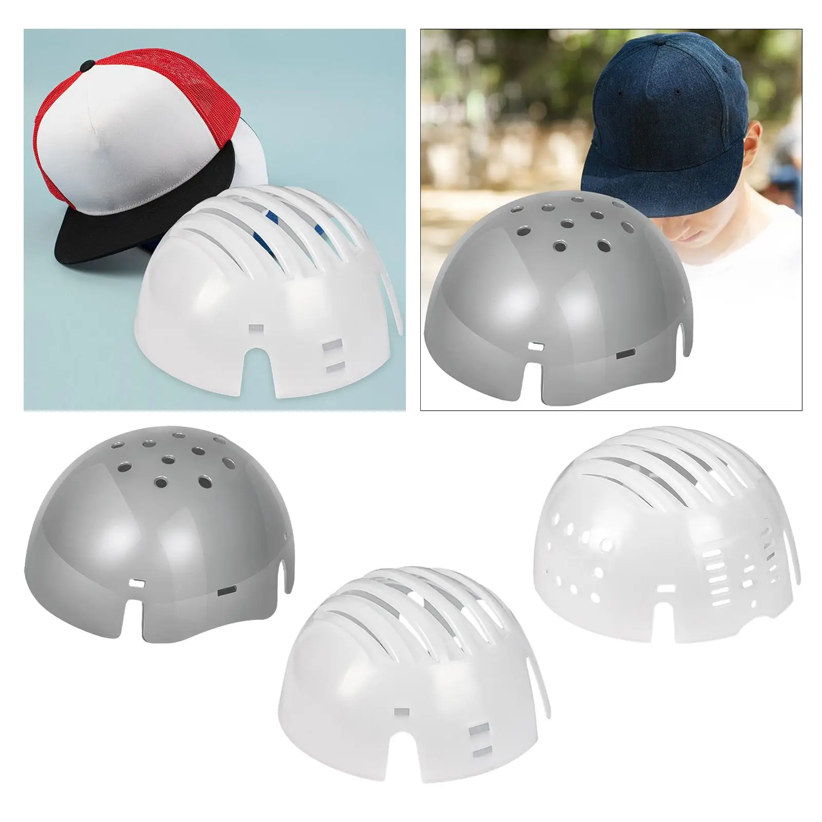Baseball Cap Liner Collision Cap Lining Breathable Reusable Hard Hat Lightweight Insert Shell Sports Hat Liner Head Protection