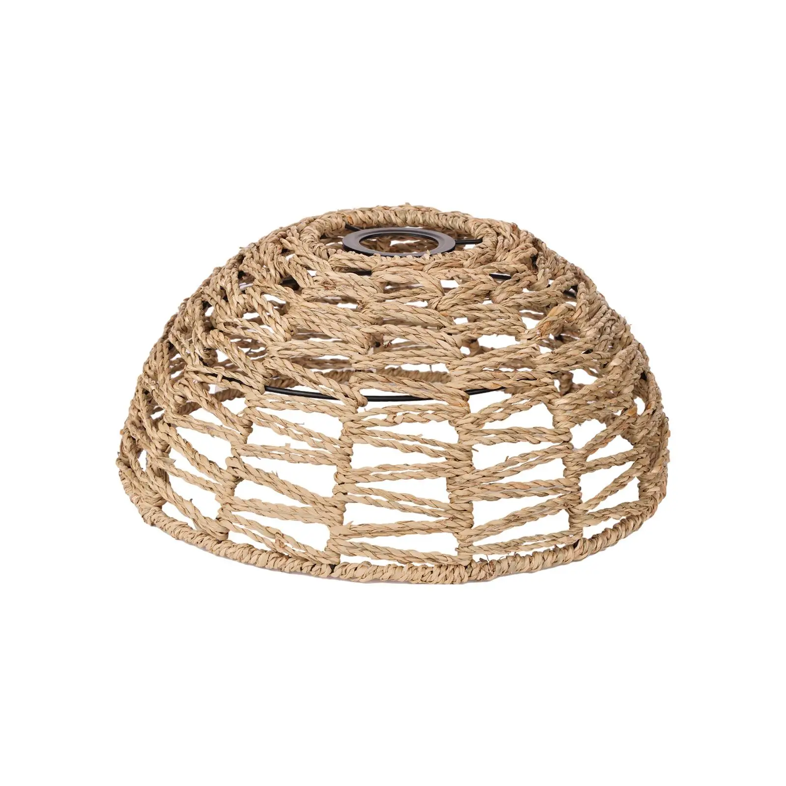 Rope Woven Lampshade Dustproof Accessories Decor Elegant Light Fixture Lamp Shade for Kitchen Bedroom Dining Table Home