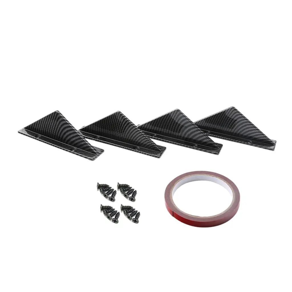 Spoiler Lip ,Universal Car Rear  Canard Diffuser Splitter Fit 00 Styling Accessories.