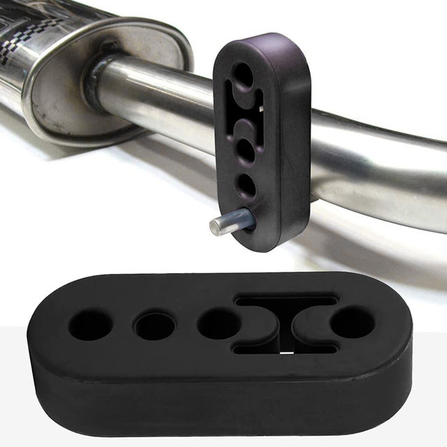 4 Ganci Di Scarico In Gomma Per Auto - Universali, 2 Fori, Per Silenziatori, Antivibrazione - Foto 9