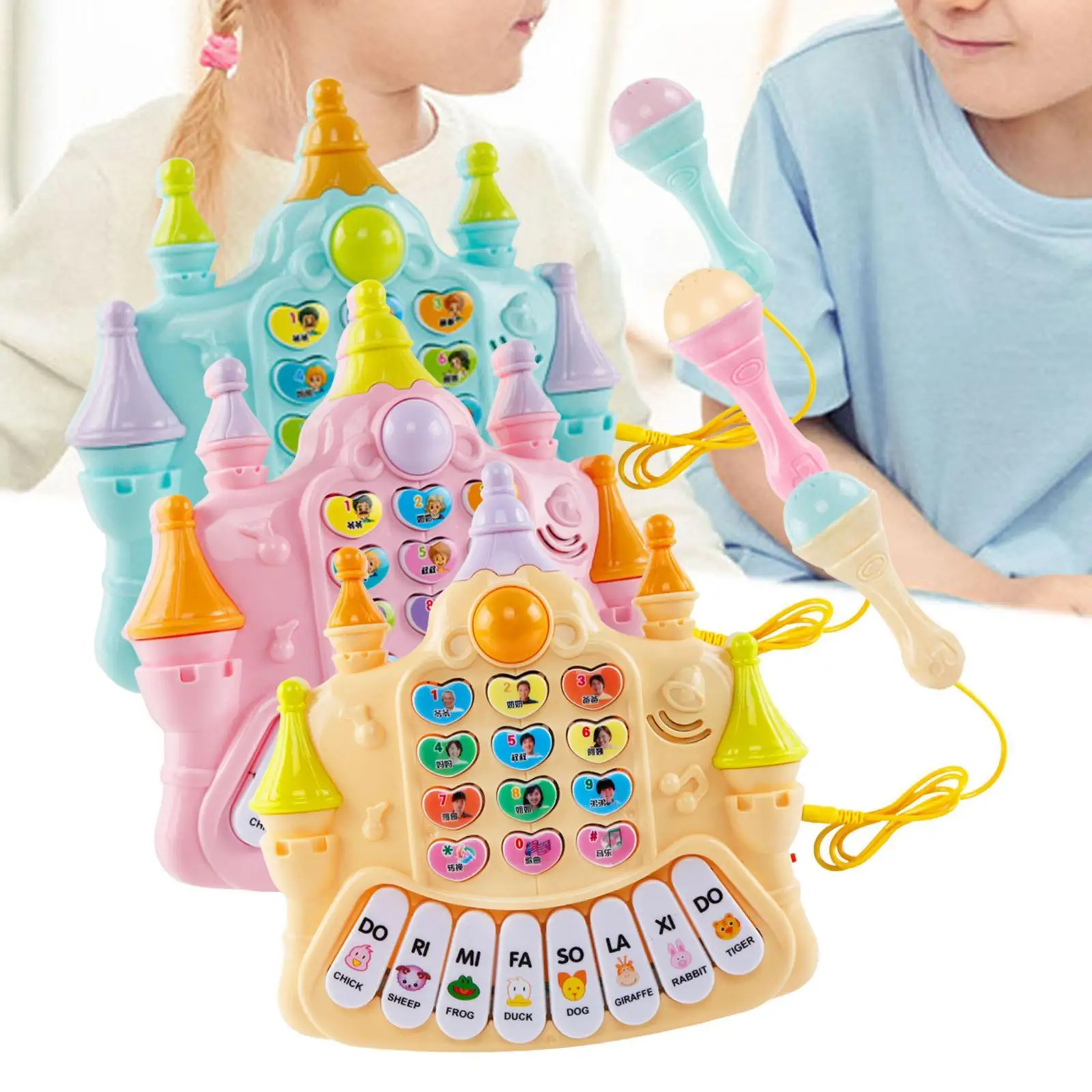 Music Toy Party Favors Early Learning Toys Musical Piano Toy Music Piano Toy for Kids Baby Children Boys Holiday Gifts