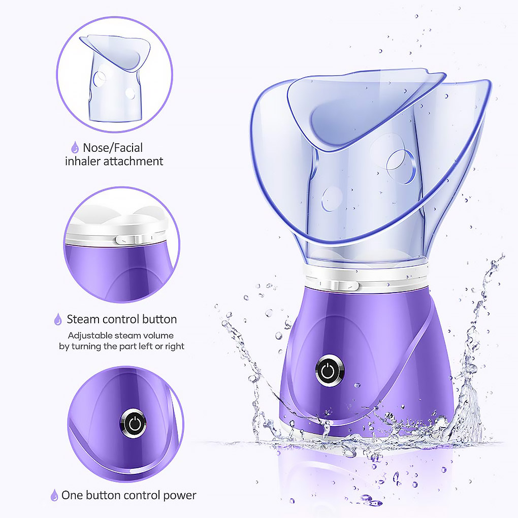 Best of Facial Face Steamer Deep Cleanser Mist Steam Sprayer Spa Skin Vaporizer Promote Blood Circulation Reviews & Tips