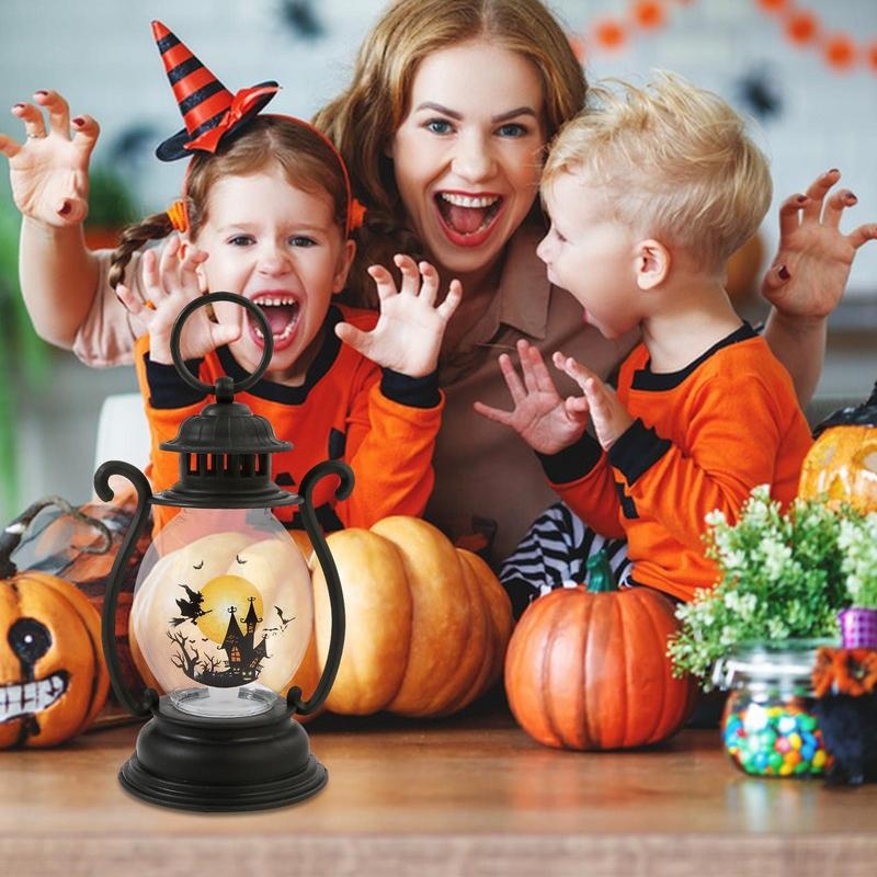 Description Picture 5 of itemHalloween Decorations Retro Kerosene Lamp Halloween Hanging Ornaments Small Oil Lamp Lantern Christmas Crafts Christmas Things