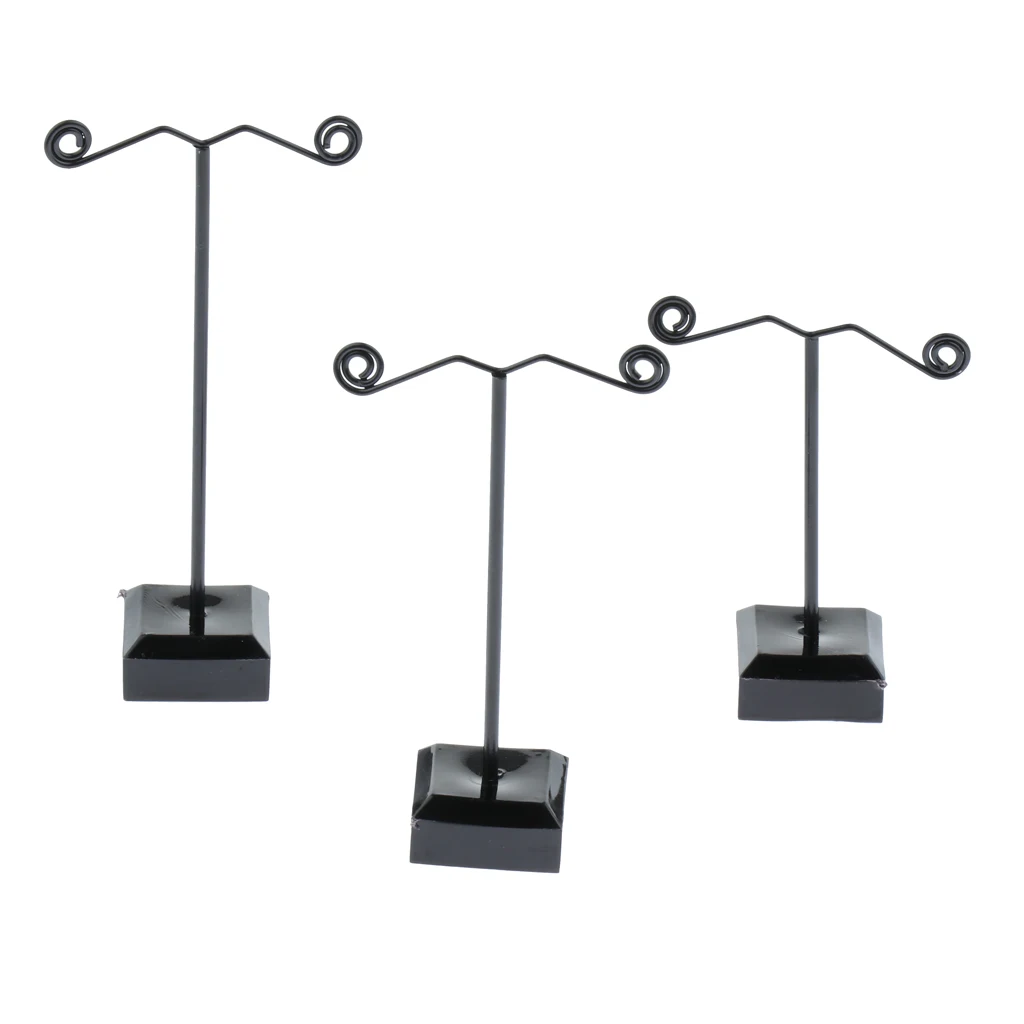 3 Pcs Jewelry Display Counter Shelf Props Stand Rack for Counter Display