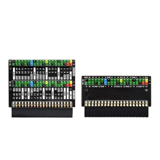 Raspberry Pi 400 GPIO Header Expansion Adapter, with Color-Coded