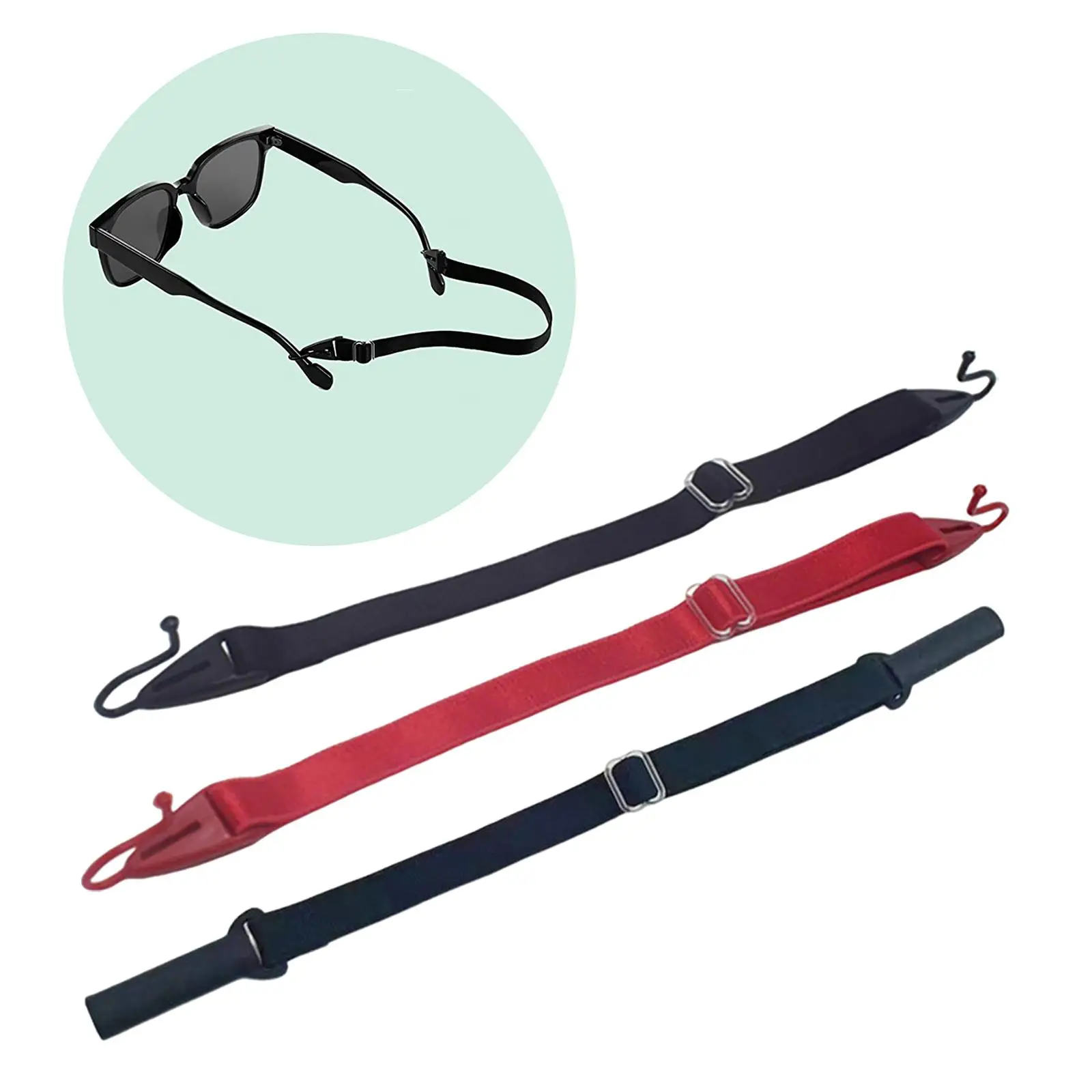 Sunglasses Strap Adjustable Eyewear Rope Non Slip String Rope Eyeglasses Strap for Kids Cycling Fishing Rock Climbing Hiking