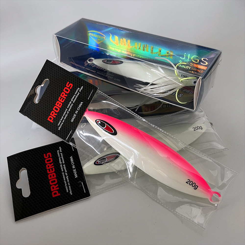 Seefischerei langsame Jig Metall Jigging nacht leuchtenden Löffel künstlichen Köder Boot Angeln Jig lockt super harte Fisch Fisch köder – Detail 11