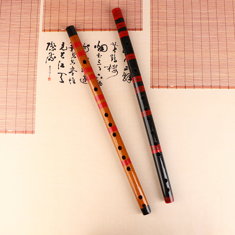 Description Picture 5 of item1Pc Professional Musical Instrument Traditional For Beginner Chinese Style Bamboo Flutes Woodwind Flutes Musical Instruments