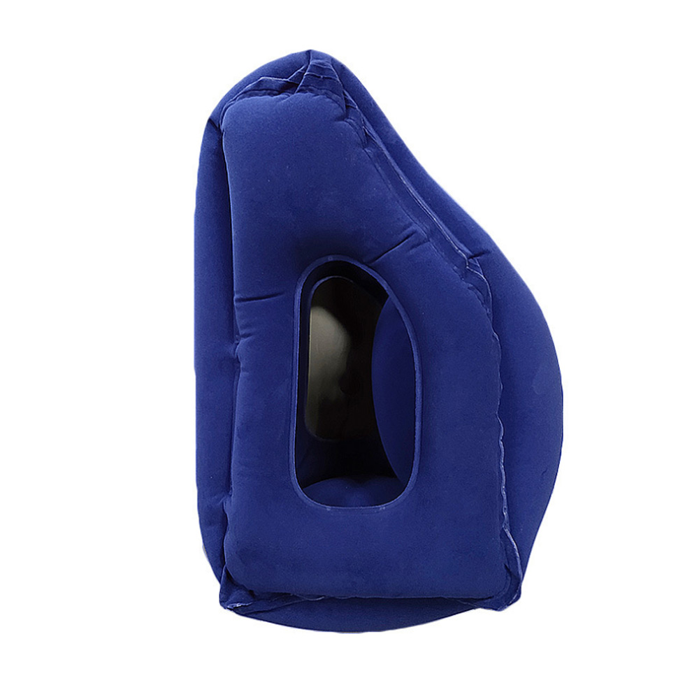 Oreiller De Voyage Gonflable Trekology Pour Avion, Bleu, Neuf