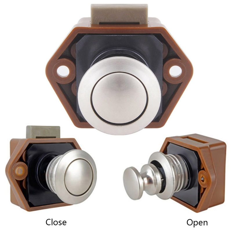 Durchmesser 20mm für Wohnmobil Auto Push Lock RV Caravan Boot Schublade für Riegel Knopfs chlösser für Möbel beschläge – Detail 10