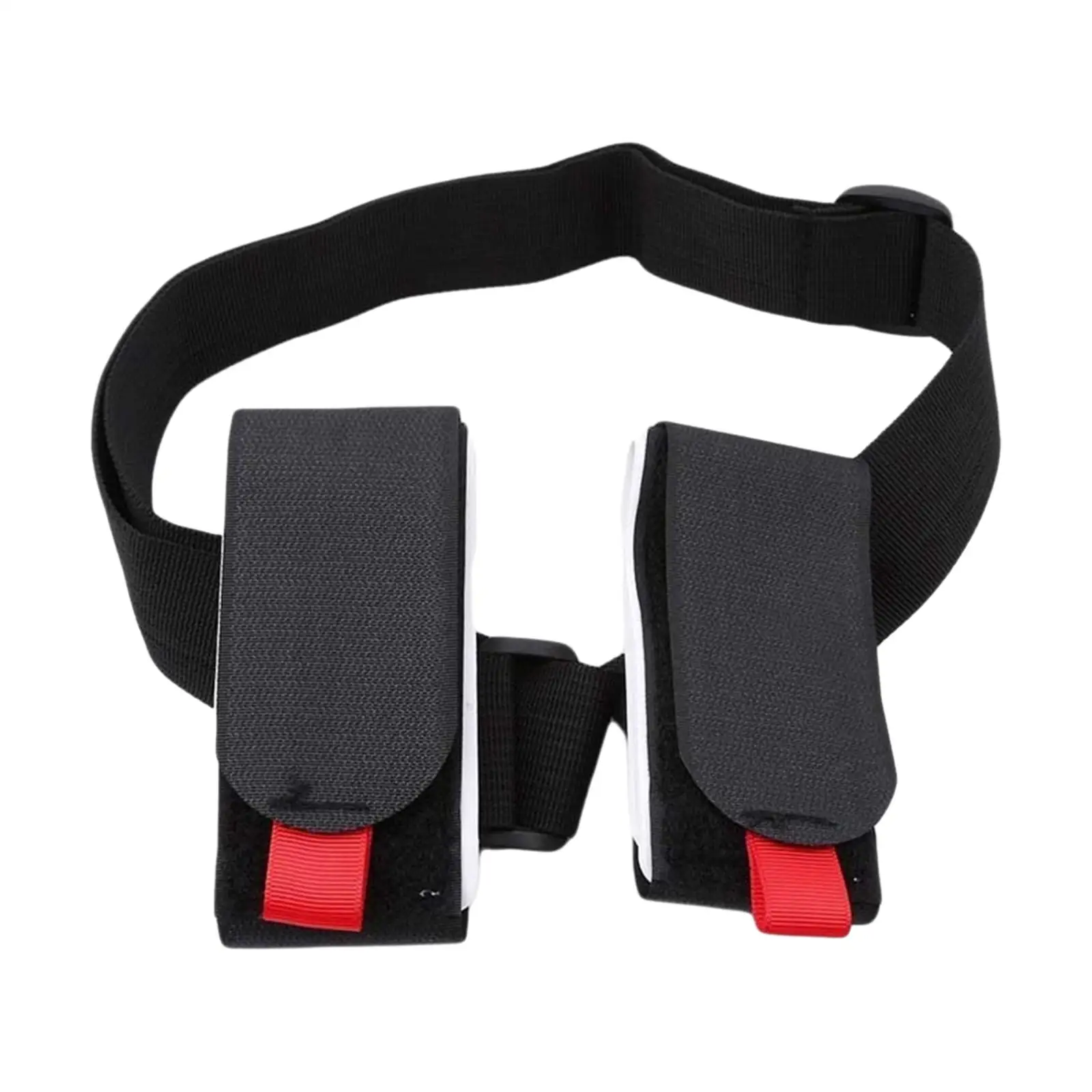 Ski Carrier Strap Shoulder Carrier Lash Handle Strap Adjustable Loop Protecting Lightweight Fixed Strap Black for Women Men