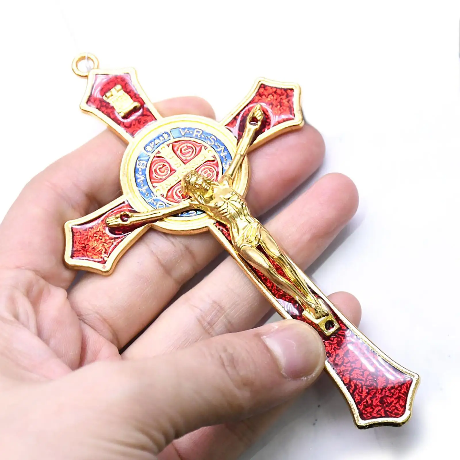 Holy Wall Crucifix Religious Saint for Church Ornaments Gifts