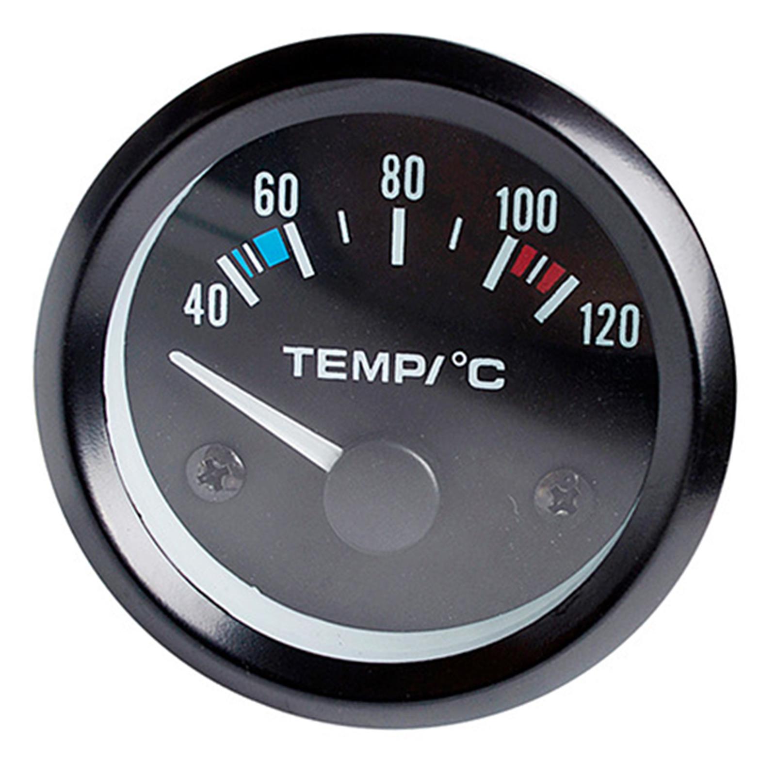 Water Temperature Gauge Durable Universal Auto Parts 52mm Temperature Meter Water Temp Gauge Water Temp Meter for Auto Car