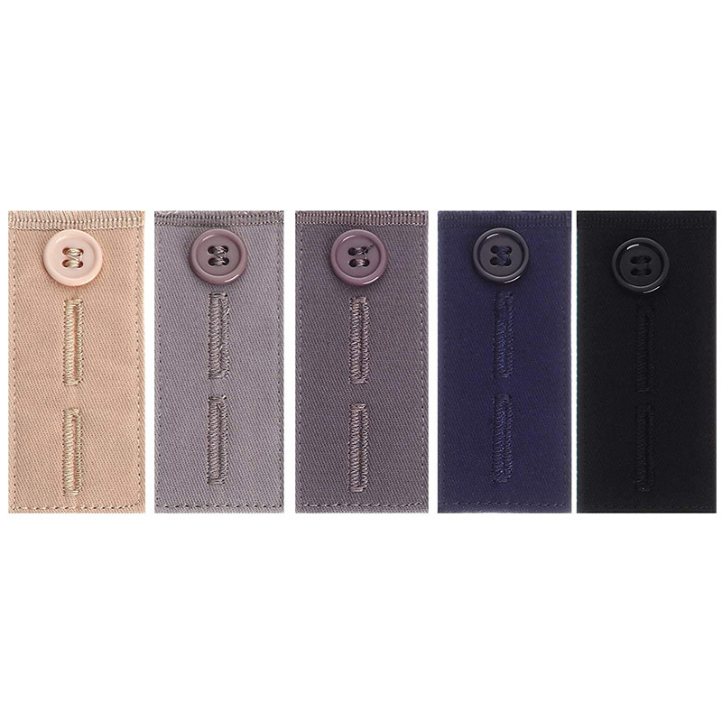 5 stücke Einstellbare Bund Taste Extender Gürtel Taille Band Taste Mit Haken Für Männer Frauen Jeans Hosen Hosen – Detail 3