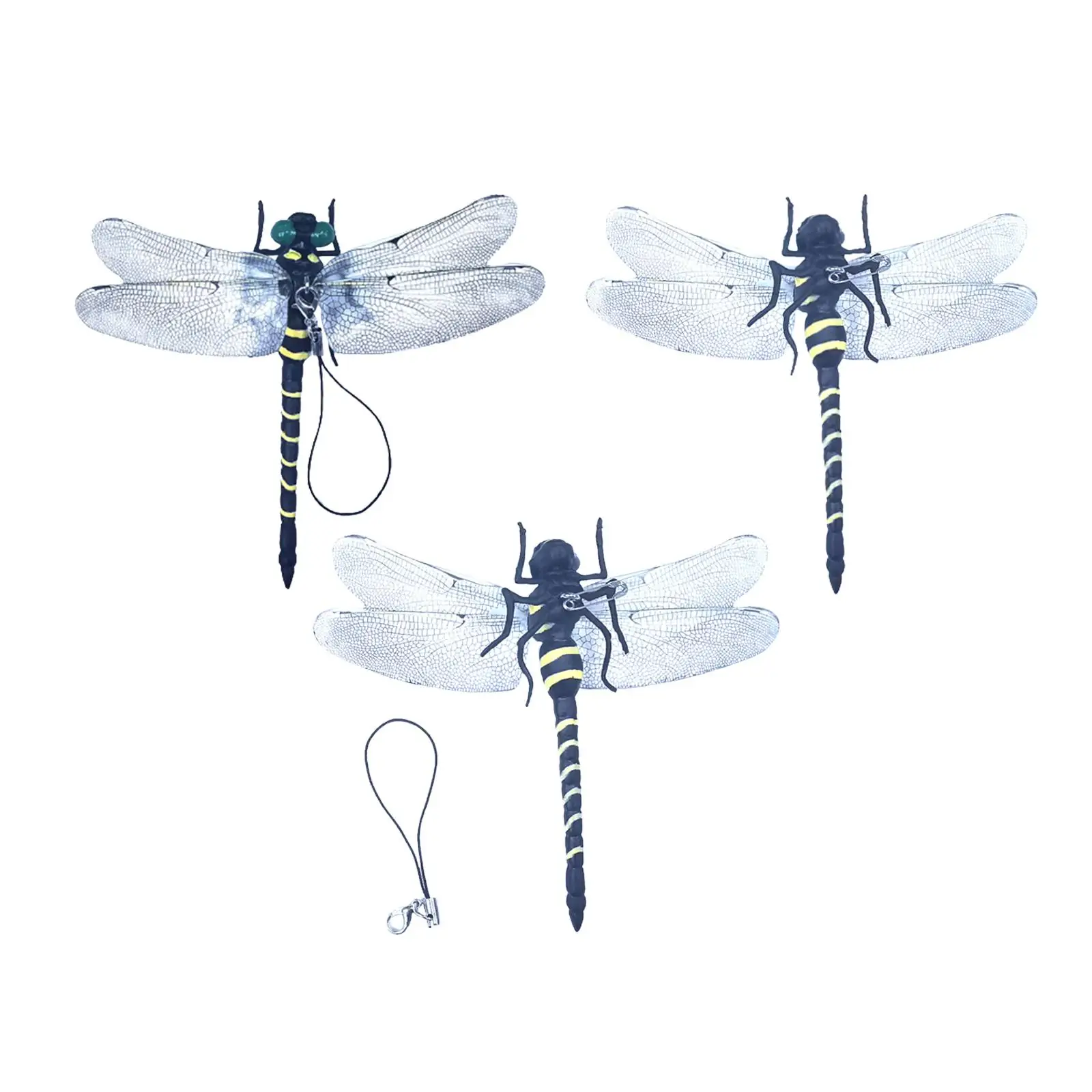 Dragonfly Figure Flies Crafts Realistic Dragonfly Figure for Trees