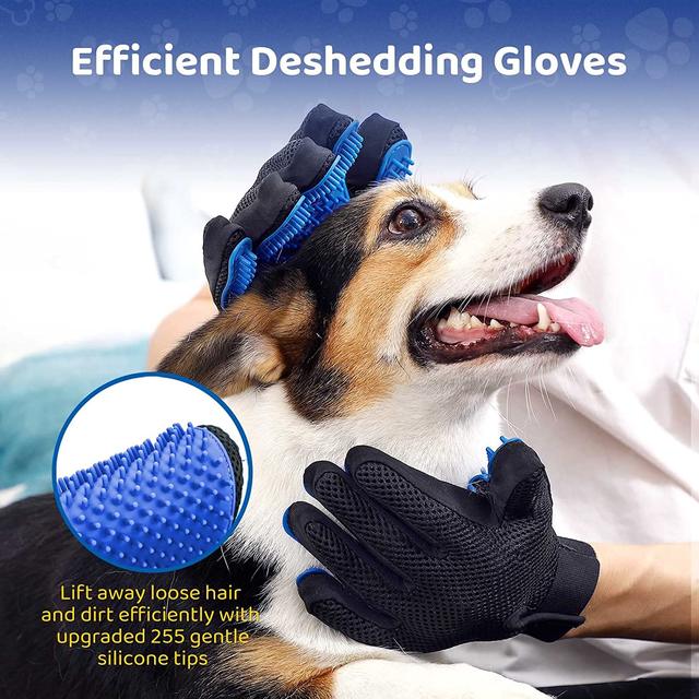 Pet deshedding glove best sale