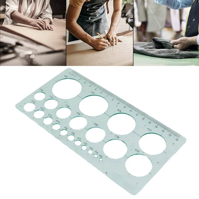 Measuring Template Stencil Circle Drawings Templates Building Formwork Stencils Geometric Drawing Rulers for Office and School