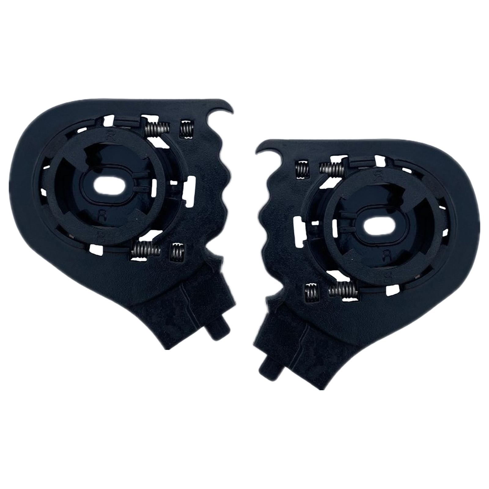 2x Motorcycle Helmet Lens Base Fit for LS2 of569 of578 Helmets Repair Black