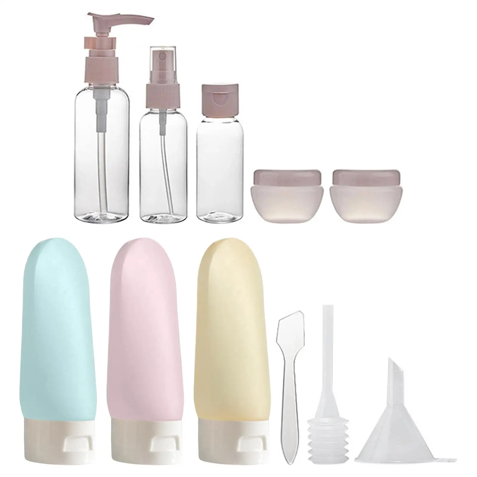 Toiletries Set Accessories 11 Travel Bottles Bottles Makeup Travel Container for Camping Child travel