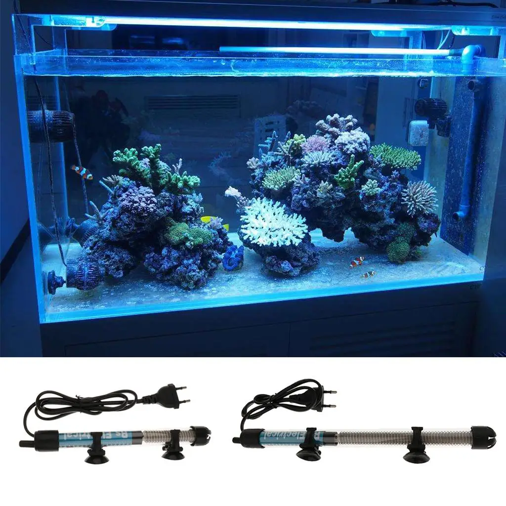Aquarium Fish Tank Automatic Constant Temperature Heating Rod EU Plug